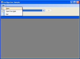 Configurizer VB.NET sample screen shot