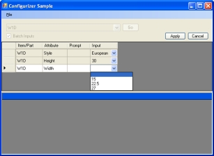 Configurizer VB.NET sample screen shot